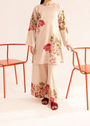 Blush Bloom Floral Luxe Co-Ord Set