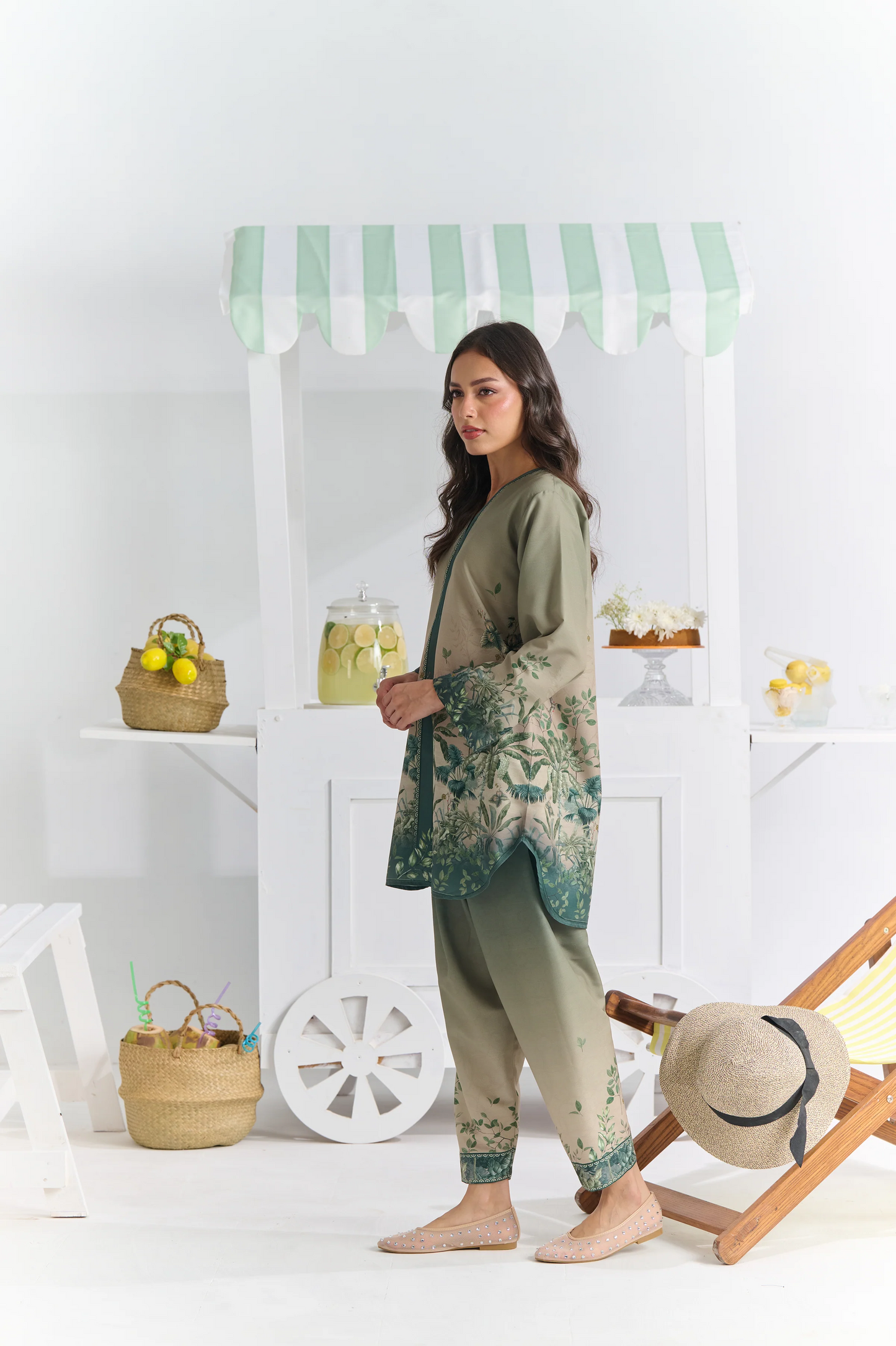 Olive Meadow Co-Ord Set