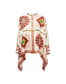 Terra Mosaic Roman Silk Blend Co-Ord Set