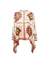 Terra Mosaic Roman Silk Blend Co-Ord Set