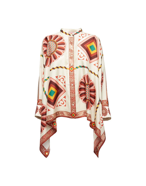 Terra Mosaic Roman Silk Blend Co-Ord Set