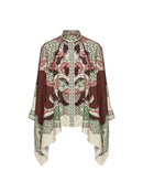 Baroque Bloom Roman Silk Blend Co-Ord Set