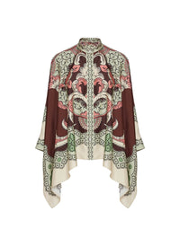 Baroque Bloom Roman Silk Blend Co-Ord Set