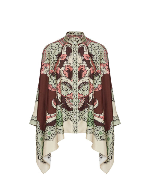 Baroque Bloom Roman Silk Blend Co-Ord Set