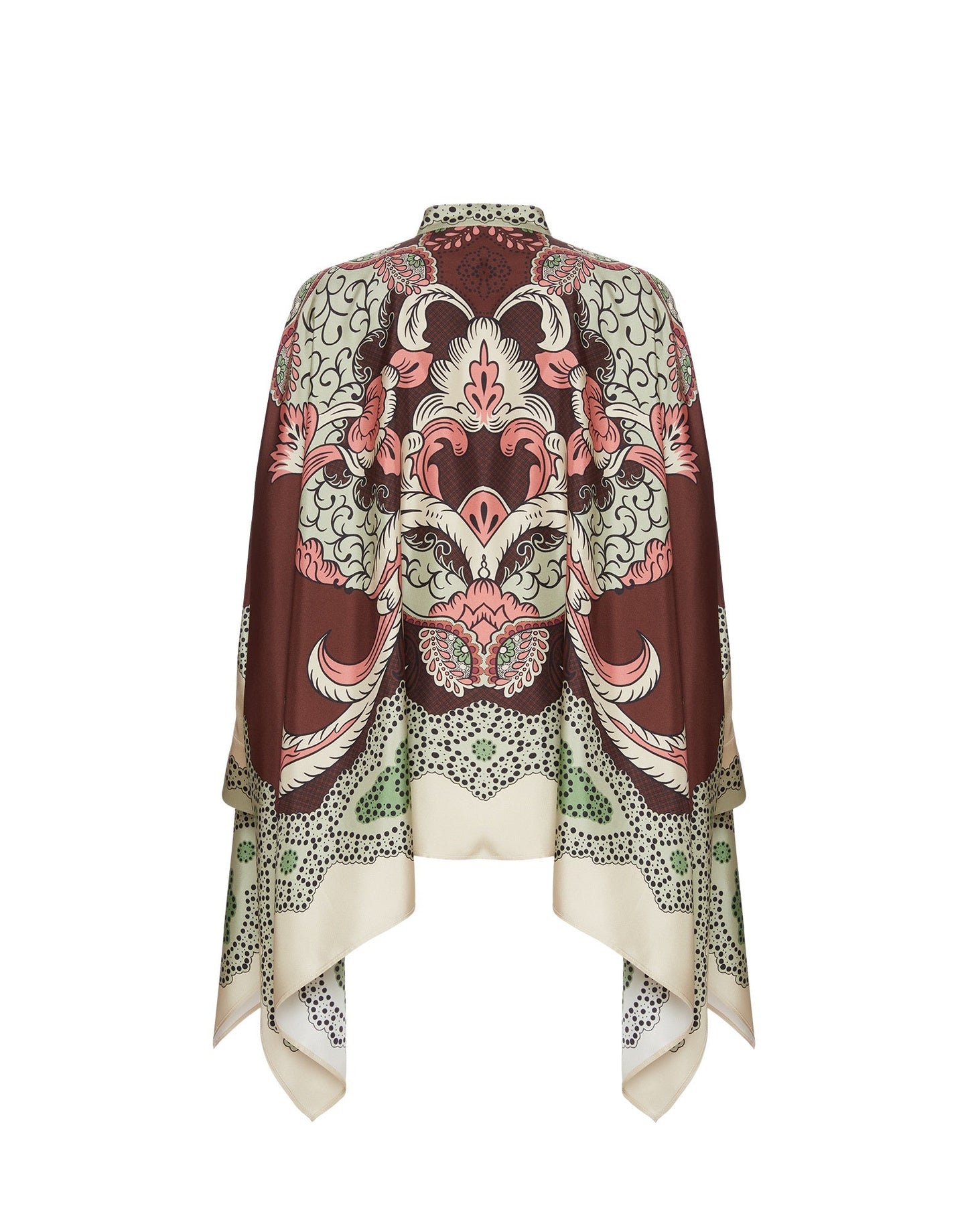 Baroque Bloom Roman Silk Blend Co-Ord Set