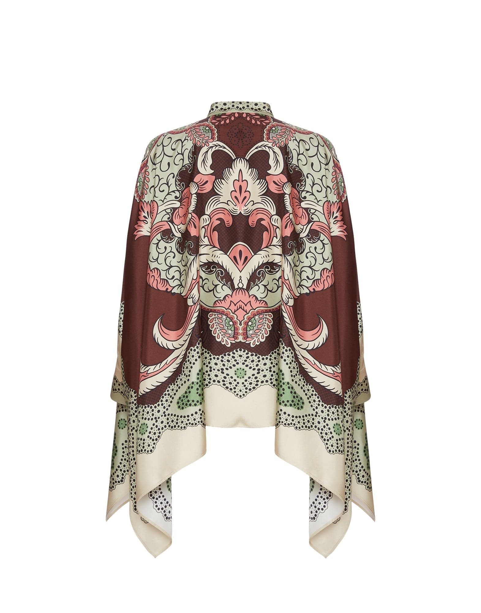 Baroque Bloom Roman Silk Blend Co-Ord Set