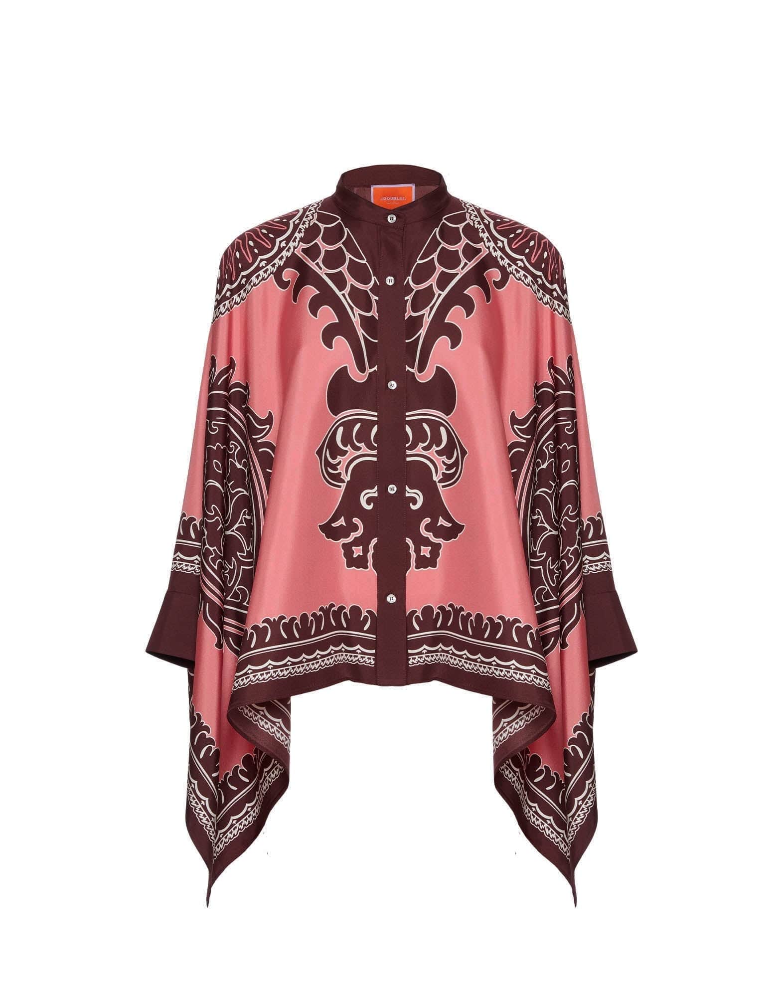 Dusky Rose Roman Silk Blend Co-Ord Set