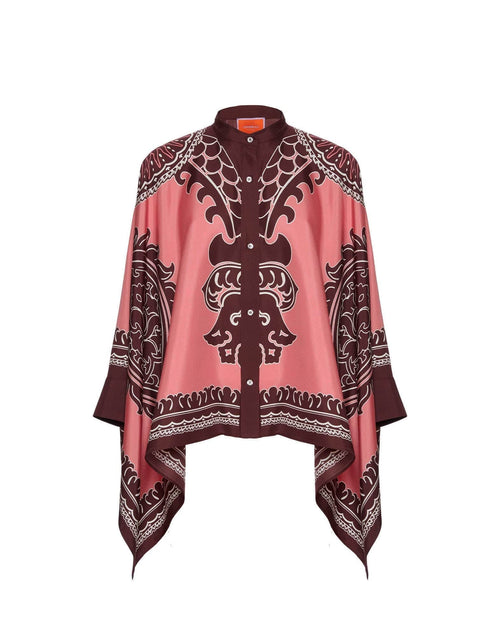 Dusky Rose Roman Silk Blend Co-Ord Set