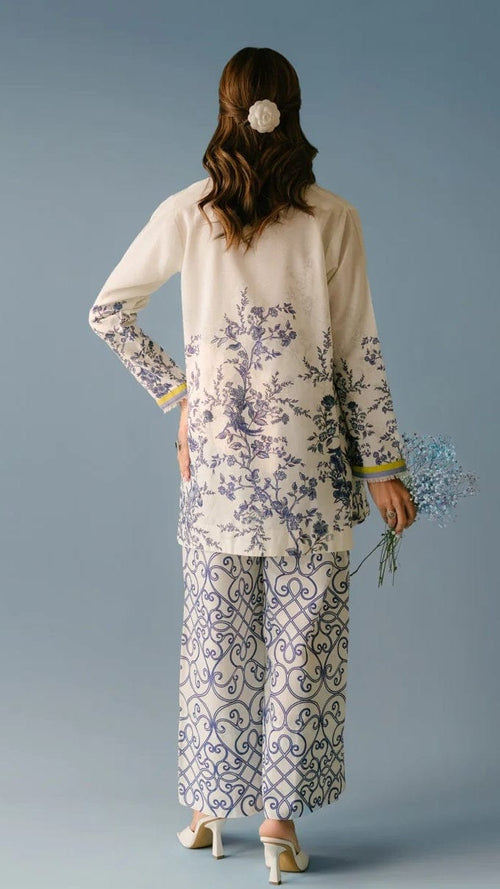 Azure Grace Blended Cotton Rayon Co-Ord Set