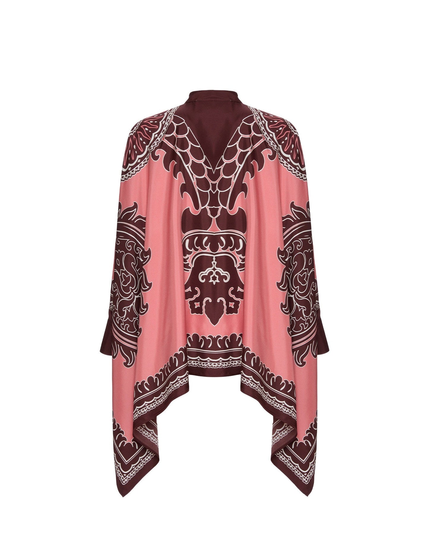 Dusky Rose Roman Silk Blend Co-Ord Set