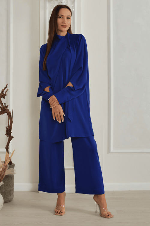 Azra Blue Co-Ord Set