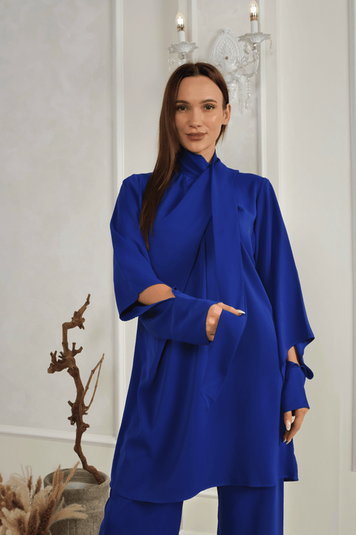 Azra Blue Co-Ord Set