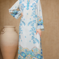 Azure Elegance – Soft BSY Crepe Dress