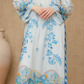 Azure Elegance – Soft BSY Crepe Dress