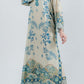 Azure Elegance – Soft BSY Crepe Dress