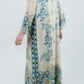 Azure Elegance – Soft BSY Crepe Dress
