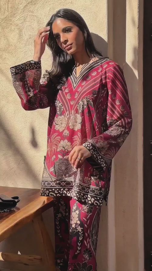 Maroon Majesty Co-Ord Set