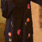 Noir Bloom Embroidered Co-Ord Set